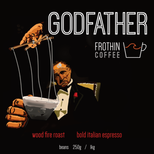 Godfather Coffee Beans Label